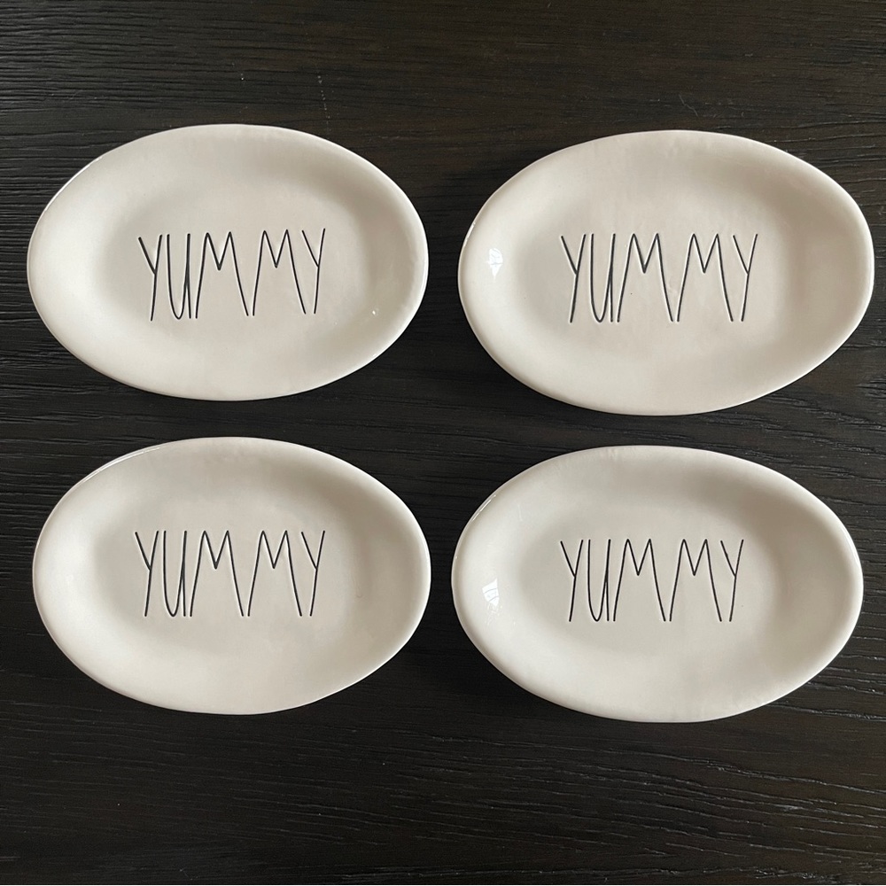 RAE DUNN YUMMY OVALS